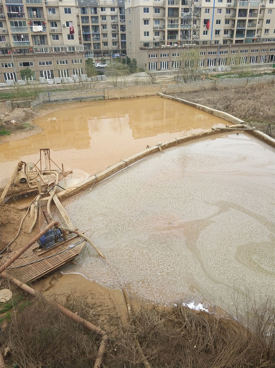蜀山沉淀池淤泥清理-厂区废水池淤泥清淤